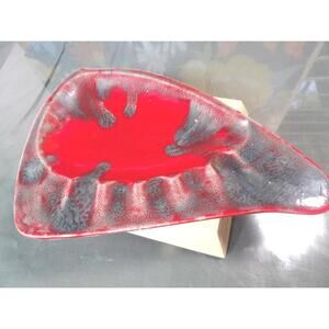 Vintage Retro MCM Drip Glaze Ashtray